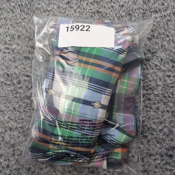 Polo Ralph Lauren Shirt Adult Large Green Blue Preppy Casual Work Plaid Classic - Picture 6 of 6